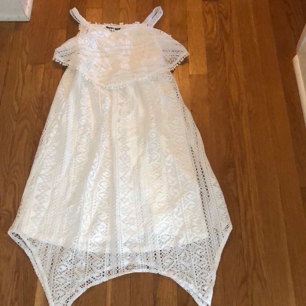 A spaghetti strap dress